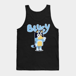 the blue dog Tank Top